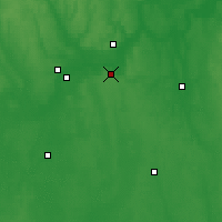 Nearby Forecast Locations - Radużnyj - mapa