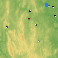 Nearby Forecast Locations - Rewda - mapa