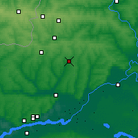 Nearby Forecast Locations - Szachty - mapa