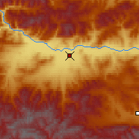 Nearby Forecast Locations - Szagonar - mapa
