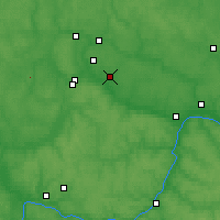 Nearby Forecast Locations - Żukow - mapa