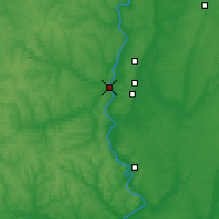 Nearby Forecast Locations - Siemiłuki - mapa