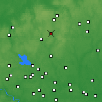 Nearby Forecast Locations - Siergijew Posad - mapa