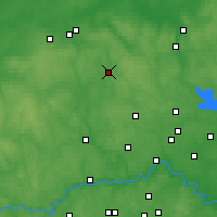 Nearby Forecast Locations - Sołniecznogorsk - mapa