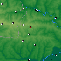 Nearby Forecast Locations - Zwieriewo - mapa