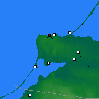 Nearby Forecast Locations - Swietłogorsk - mapa