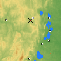 Nearby Forecast Locations - Wierchnij Ufalej - mapa