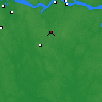 Nearby Forecast Locations - Wiczuga - mapa