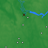 Nearby Forecast Locations - Wołgorieczensk - mapa