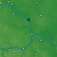 Nearby Forecast Locations - Woskriesiensk - mapa