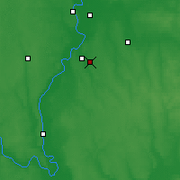 Nearby Forecast Locations - Wyksa - mapa