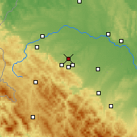 Nearby Forecast Locations - Drohobycz - mapa
