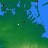 Nearby Forecast Locations - Dżankoj - mapa