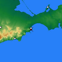 Nearby Forecast Locations - Teodozja - mapa