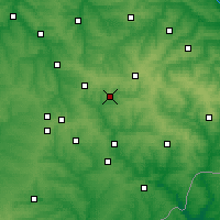 Nearby Forecast Locations - Jenakijewe - mapa