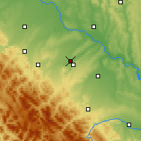 Nearby Forecast Locations - Kałusz - mapa