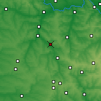Nearby Forecast Locations - Konstantynówka - mapa
