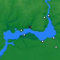 Nearby Forecast Locations - Marganiec - mapa