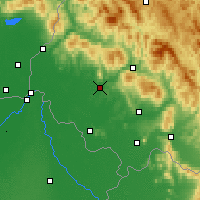 Nearby Forecast Locations - Mukaczewo - mapa