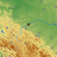 Nearby Forecast Locations - Sambor - mapa