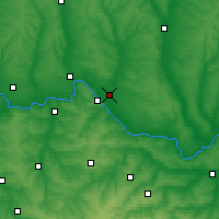 Nearby Forecast Locations - Siewierodonieck - mapa