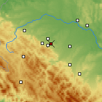 Nearby Forecast Locations - Stebnik - mapa