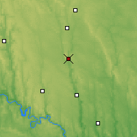 Nearby Forecast Locations - Trembowla - mapa