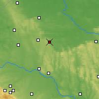 Nearby Forecast Locations - Winniki - mapa
