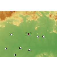 Nearby Forecast Locations - Bilaspur - mapa