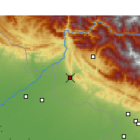 Nearby Forecast Locations - Dżammu - mapa