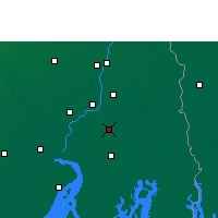 Nearby Forecast Locations - Rajpur Sonarpur - mapa
