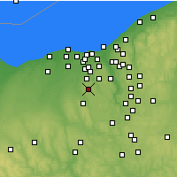 Nearby Forecast Locations - Brunswick - mapa