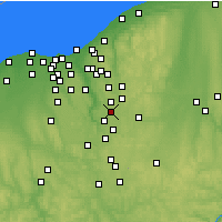 Nearby Forecast Locations - Stow - mapa