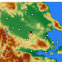 Nearby Forecast Locations - Farsala - mapa