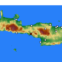 Nearby Forecast Locations - Lampi - mapa