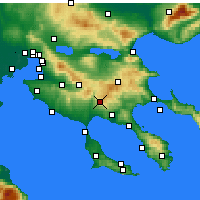 Nearby Forecast Locations - Polijiros - mapa