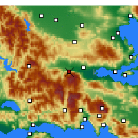 Nearby Forecast Locations - Ipati - mapa