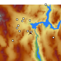 Nearby Forecast Locations - Boulder City - mapa
