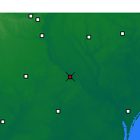 Nearby Forecast Locations - Elizabethtown - mapa