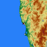 Nearby Forecast Locations - Brookings - mapa