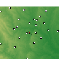 Nearby Forecast Locations - Grand Prairie - mapa