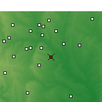 Nearby Forecast Locations - Lancaster - mapa