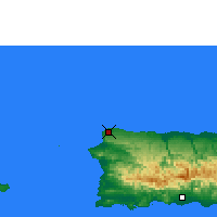 Nearby Forecast Locations - Aguada - mapa