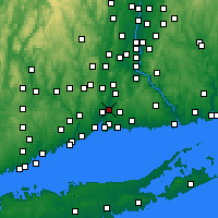 Nearby Forecast Locations - North Haven - mapa