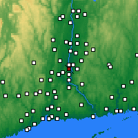 Nearby Forecast Locations - Wethersfield - mapa