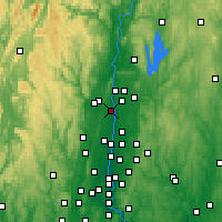 Nearby Forecast Locations - West Springfield - mapa