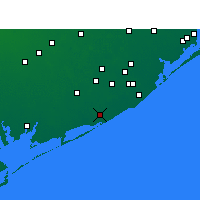 Nearby Forecast Locations - Bay City - mapa