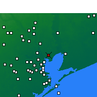 Nearby Forecast Locations - Baytown - mapa