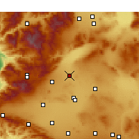 Nearby Forecast Locations - California City - mapa