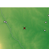 Nearby Forecast Locations - Carrizo Springs - mapa